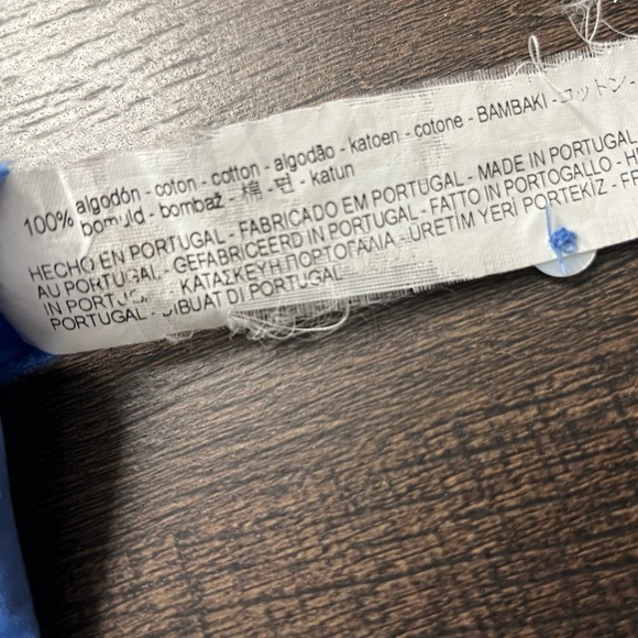 Zara Blue Off Shoulder Puff Sleeve Top medium - Picture 8 of 9